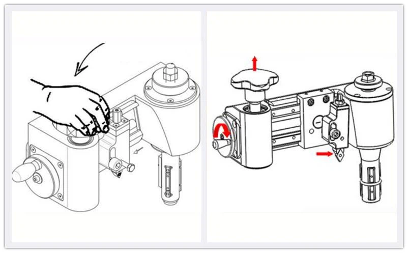 MFM350 mini hand  power flange facing tool -JOYSUG