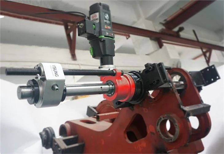 Portable Line Boring Machine TDG50IMP With Replaceable Boring Bar Field Excavator Bulldozer Repair